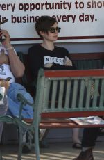 LILY COLLINS at Car Wash of the Star in West Hollywood