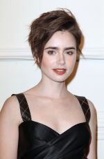 LILY COLLINS at Chanel Paris-Salzburg Metiers D