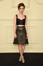 LILY COLLINS at Chanel Paris-Salzburg Metiers D