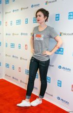 LILY COLLINS at We Day Event in Seattle