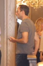 LILY COLLINS in Cut-offs Out and About in West Hollywood