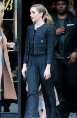 LILY COLLINS Leaves Her Hotel in New York
