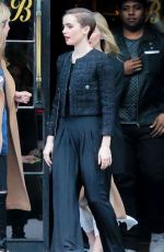 LILY COLLINS Leaves Her Hotel in New York