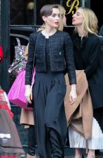 LILY COLLINS Leaves Her Hotel in New York