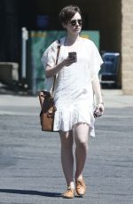 LILY COLLINS Out and About in West Hollywood 04/18/2015
