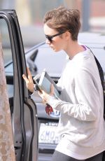 LILY COLLINS Out and About in West Hollywood