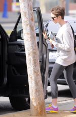 LILY COLLINS Out and About in West Hollywood