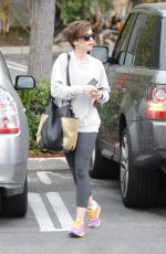 LILY COLLINS Out and About n Los Angeles 04/20/2015