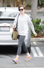 LILY COLLINS Out and About n Los Angeles 04/20/2015