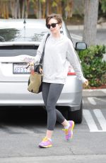 LILY COLLINS Out and About n Los Angeles 04/20/2015