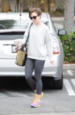 LILY COLLINS Out and About n Los Angeles 04/20/2015
