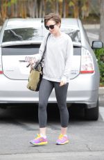 LILY COLLINS Out and About n Los Angeles 04/20/2015