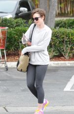 LILY COLLINS Out and About n Los Angeles 04/20/2015