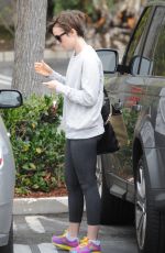 LILY COLLINS Out and About n Los Angeles 04/20/2015