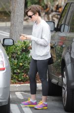 LILY COLLINS Out and About n Los Angeles 04/20/2015