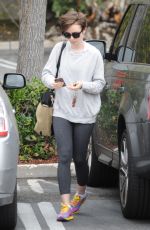 LILY COLLINS Out and About n Los Angeles 04/20/2015