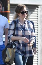 LILY COLLINS Out in Los Angeles