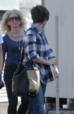 LILY COLLINS Out in Los Angeles
