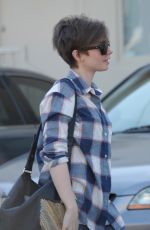 LILY COLLINS Out in Los Angeles