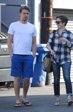 LILY COLLINS Out in Los Angeles