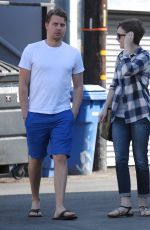 LILY COLLINS Out in Los Angeles
