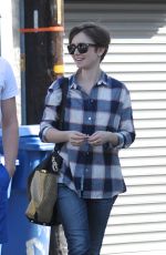 LILY COLLINS Out in Los Angeles