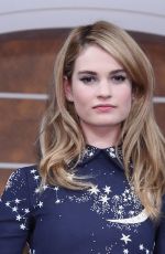 LILY JAMES at Cinderella Photocall in Tokyo