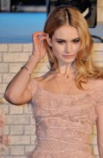 LILY JAMES at Cinderella Premiere in Tokyo