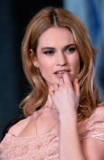 LILY JAMES at Cinderella Premiere in Tokyo