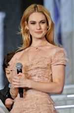 LILY JAMES at Cinderella Premiere in Tokyo