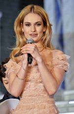LILY JAMES at Cinderella Premiere in Tokyo