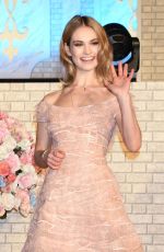 LILY JAMES at Cinderella Premiere in Tokyo