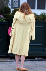 LINDSAY LOHAN Out and About in London 04/23/2015