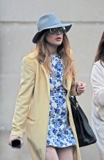 LINDSAY LOHAN Out and About in London 04/23/2015