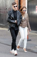 LINDSAY LOHAN Out and About in London