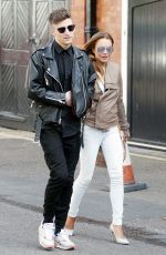 LINDSAY LOHAN Out and About in London