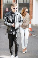 LINDSAY LOHAN Out and About in London