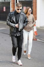 LINDSAY LOHAN Out and About in London
