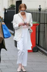 LINDSAY LOHAN Out Shopping at Bond Street in London 04/24/2015