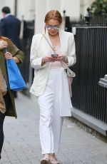 LINDSAY LOHAN Out Shopping at Bond Street in London 04/24/2015