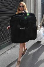 LINDSAY LOHAN Out Shopping in Milan 04/28/2015