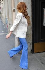 LINDSAY LOHAN Out Shopping in Milan 04/28/2015