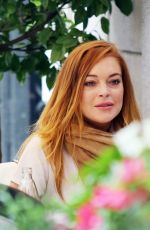 LINDSAY LOHAN Shopping in Milan 04/28/2015