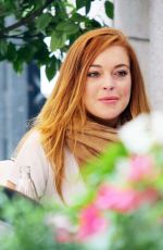 LINDSAY LOHAN Shopping in Milan 04/28/2015
