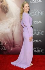 LINDSEY VONN at The Age of Adaline Premiere in New York