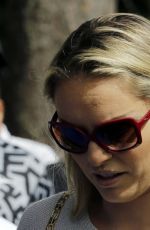 LINDSEY VONN Out and About in Augusta