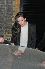 LIV TYLER Night Out in London 04/23/2015
