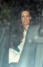 LIV TYLER Night Out in London 04/23/2015