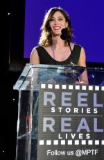 LIZZY CAPLAN at 4th Annual Reel Stories Real Lives Benefit in Hollywood