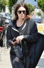 MANDY MOORE Leaves a Yoga Class in Los Angeles 04/23/2015